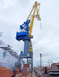 Gantry installation crane KPM 80/35-35-35/50-10-10T, load capacity 80/16 tonnes