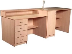 Demonstration table for chemistry classroom Model: ??? of "Edelwood" trade mark