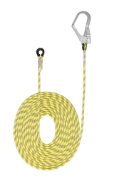 Flexible anchor line "Ankerline 11" with carabiner "Steel mounting", article number vnt 094