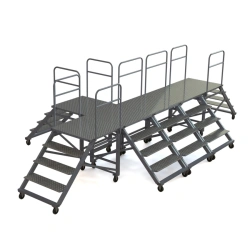 Aluminium LSA-1000-180 working platform made of mobile modules