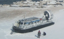 Passenger amphibious hovercraft of project A20P