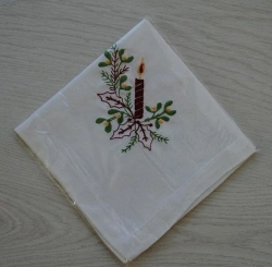 Table napkins made of linen fabrics
