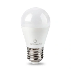 LED Lamp 8W E27 Ball 6500K 220V (LED PREMIUM G45-8W-E27-WW) Include RUSSIA