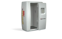 Low-dose digital scanning fluorograph with X-ray protection cabin reducing radiation load on personnel FMtss-"ProSk