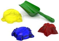 Sand Set ?123 Transparent (scoop, 3 moulds "Sea")