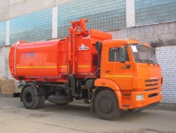 Side-loading rubbish truck KO-449-19 (based on KAMAZ-43253-G5 chassis)