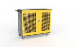 Trolley for storing and charging laptops of TZN series (Height - 980-1210 mm, width - 1280-1580 mm, depth - 480-590 mm)