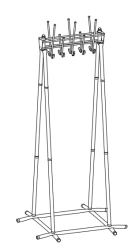 Floor coat rack "A-10(ts)"