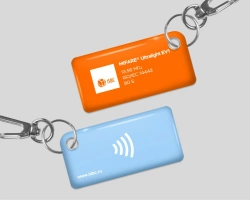 ISBC® key fob with integrated Mifare Ultralight EV1 integrated chip