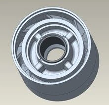 Apparatus-support assembly, DN1750, 0.68 in. shaft, type ARZ-T, Niresist / BRG HSG: S/A, DN1750, .68, ARZ-T, NI-RST part number