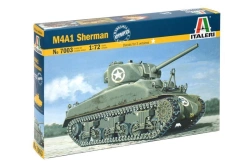 Assembled model M4 Sherman tank