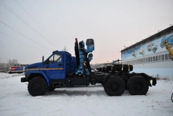 Special tractor-tractor truck with CMU produced by INMAN JSC, on URAL chassis 55571-6951-12, 55571-6951-14, 55571-6951-16. Mark