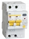 Differential circuit breaker AD12M 2P C40 30mA IEK