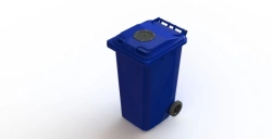 Mobile dustbin 240l Art.24.C29.V/1 (20.802.60.PE; 21.052.60.V/1)