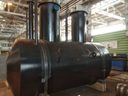 Horizontal steel tanks