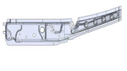 Front side panel rack A9606360216
