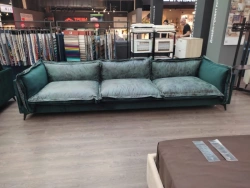 Wooden office furniture: Three-seater sofa model BOSTON
