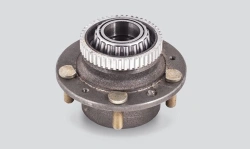 Rear wheel hub assembly (for Uaz with abs, spicer and timken hybrid, composition: bearings, impulse disc, fasteners, rings).