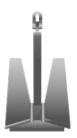 Anchor PDS (of increased holding force), weight: 125-15000 kg, TU 6411-001-03149576-2013