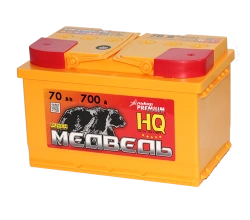 Lead battery for starting piston engines 6ST-70VLA EFB LB3 "Bear"