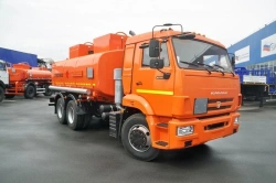 Fuel tanker, UZST brand, type 6619-64 on KAMAZ 65115-A5, 65115-50, 65115-RR, 65115-RS chassis