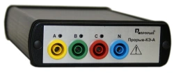 Device for measuring electric energy quality indicators "Breakthrough", model "Breakthrough-KE-A EI"