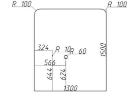 Transparent glass partition without tinting