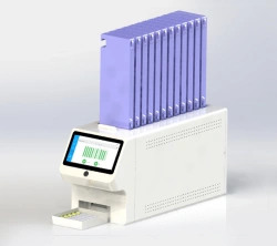Automatic container barcoding device, model LX 240