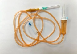 Polymer device for infusion of blood substitutes and infusion solutions of single use sterile PR 23-05-"MPK "EL