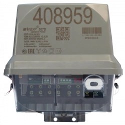 Milur 307 three-phase static electricity meter with SPODES protocol support in SPLIT case