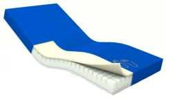 Medical anti-decubitus mattress with multilayer MET 3D VISCO NEW