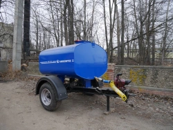 Tractor slurry tanker semitrailer LKT-2P (using axles of LKT-P1800.00 model)