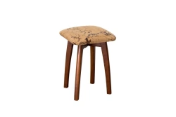Rectangular upholstered stool