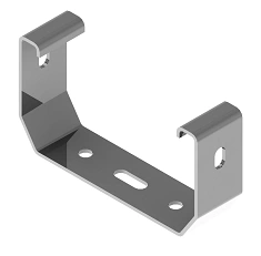Luminaire suspension bracket THSPS 000x00, with overall dimensions from 79x64x30 mm to 119x64x30 mm, metal thickness 2,0 mm, zin