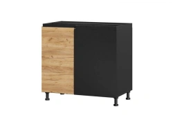 Sherwood LD.281200.000 Kitchen cabinet front 1000 right (Golden Oak/Black )