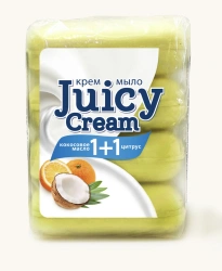 Juicy Cream Coconut Oil+Citrus" solid toilet soap