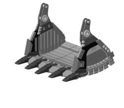 Bucket jaw straight shovel EX-3600.FSJ-21E/N1-J5