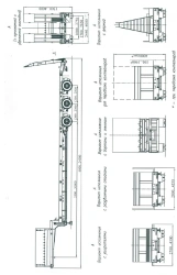 Semitrailer ChMZAP-99064S, modifications: 99064S-00, 99064S-01, 99064S-02, 99064S-03, 99064S-04, 99064S-05, 99064S-06, 99064S-07