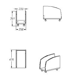 Processor stand (series 372)