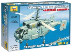 Assembled model Russian anti-submarine helicopter "Sea Hunter"