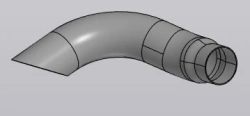 Lead pipe 1201593XGW02A/ 11.71.076.708.000