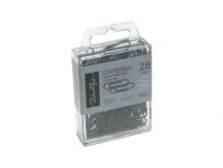 Paper clips 28 mm 100 pcs., black