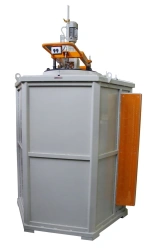 Shaft resistance electric furnace with protective atmosphere, model SSZ