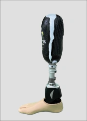Modular tibial prosthesis with microprocessor control PN3-VOE