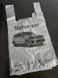 Merce T-shirt Bag, 4,2 g, 11 microns, 27+(2*7)*49 cm
