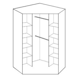 Corner cupboard