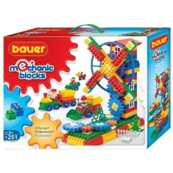 Bauer "Mechanic Bloks" Children's Educational Constructor Toy "Mill" Set in Box, 251 pieces, item 187
