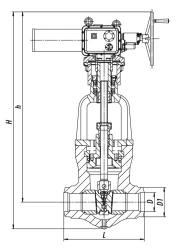 Gate valve 1126-150-ECh