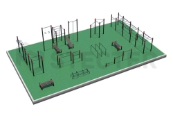 Smart sports ground. Set for vorkout