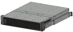 Dual-path fault-tolerant SAS/SATA disc array with hot-swappable power supplies and SAS expanders modules, fault tolerant